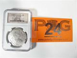 Coin 1783 FF Mexico 8 Reales El Cazador Coin
1783 FF Mexico 8 Reales from the El Cazador Ship Wreck. Weight 22.6 grams. Guaranteed Genuine by NGC. No Sales Tax on Coins, Currency, or Bullion. #24-54.
