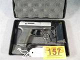 Gun Taurus PT111 in 9 MM Semi Auto Pistol-Used
Taurus Model PT111 in 9 MM Semi Automatic Pistol. Features Bi-tone stainless slide and black synthetic frame. Fixed sights, textured grip frame. A great CCW Permit holder choice. Condition grades at 90% due to use and wear. Used with box.
Tag Word: Gun
#C2162 Taurus Model PT111 in 9 MM Serial Number TCP47426 Semi Automatic Pistol