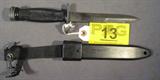 Bayonet M10 Model With Sheath
A like new M10 Bayonet with Sheath. Has a factory marked stamp of an H in a sheld on the top of the handle. Sheath is marked M10 19204 Assy 8448476 MFG 74846.Blade is as new.