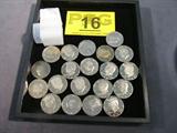 Coin 20 Different Kennedy Half-Dollars Proof
20 Different Kennedy Half-Dollars from 1971 to 1991. Consignor has Graded the Coins as Gem Proof. No Sales Tax on Coins, Currency, or Bullion.