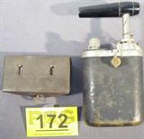 Vintage Dynamite Blaster and Switch
Vintage Dynamite Blaster and Switch. The blaster makes the proper noises for operation and appears to be complete.
Tag Word: Antiques & Collectibles