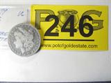 Coin 1879-CC Morgan Silver Dollar VG
1879-CC Morgan Silver Dollar. 26.73g of 90% Silver. 756,000 minted. Very Rare Date. The consignor graded the coin as Very Good, 2 minor dings on the Obverse Side. No Sales Tax on Coins, Currency, or Bullion.