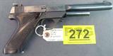 Gun High Standard s-101 in 22 LR Semi Pistol-Used
High Standard S-101 in 22 LR Semi Auto Pistol. Features 6 3/4" blued barrel, and adjustable sights. Condition grades at 80% due to loss of bluing on left side of barrel. Used.
Tag Word: Gun
#C2207 High Standard S-101 in 22 LR Serial Number 457566 Semi Auto Pistol