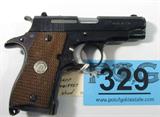 Gun FI Industries Model D in 380 ACP Semi Pistol
FI Industries Model D in 380 ACP Semi Auto Pistol. Features a slide lock and thumb safety. Styled after the Colt Mustang. Geat concealed carry gun. Condition grades at 90% due to use and wear.
Tag Word: Gun
#C2370 FI Industries Model D in 380 ACP Serial Number CPA018937 Semi Auto Pistol