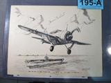 Amelia Earhart Autographed Aviation Print ACE
An aviation print "Brewster XF2A-2 Fighter" hand signed by Amelia Earhart. Signature is certified by Autograph Certification Experts, LLC, Justin Chris Priddy, President. Certification # B40154 can be verified at www.autographcertificationexperts.com.
From the internet: "Amelia Mary Earhart (July 24, 1897–disappeared 1937) was a noted American aviation pioneer and author. Earhart was the first woman to receive the U.S. Distinguished Flying Cross, awarded for becoming the first aviatrix to fly solo across the Atlantic Ocean. She set many other records, wrote best-selling books about her flying experiences and was instrumental in the formation of The Ninety-Nines, an organization for female pilots. Earhart joined the faculty of the world-famous Purdue University aviation department in 1935 as a visiting faculty member to counsel women on careers and help inspire others with her love for aviation. She was also a member of the National Woman's