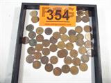 Coin Lot of 50 Indian Head Cents AU
Lot of 50 Indian Head Cents of various Dates. Nice selection to create a Collection or as an Investment. Graded by the consignor as About Uncirculated. No Sales Tax on Coins, Currency, or Bullion. #354-74.