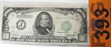 Coin Grover Cleveland $1000.00 Bill
Grover Cleveland $1000.00 Federal Reserve Note with a Green Seal. Series 1934 A. Signed by Julian and Morgenthau. Bill has Vertical and Horizontal Folds, coroners are intact, and will display Nicely. No Sales Tax on Coins, Currency, or Bullion.
