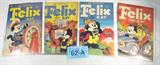 Lot of 4 Felix the Cat Comic Books Davis Crippen
Lot features 4 of Pat Sullivan's Felix the Cat 10 cent Comic books. Each book was printed by Toby Press and has a Heritage Auction Galleries Certificate of Authenticity that the books were from the Davis Crippen pedigree collection. Lot contains issue numbers 33, 34, 35 and 43.