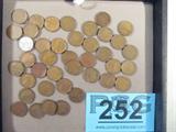 Coin Lot of 40 1909 V.D.B. Lincoln Head Cents
Lot of 40 1909 V.D.B. Lincoln Head Cents of Various Grades. 27,995,000 minted. Several nice looking hi grade coins. No Sales Tax on Coins, Currency, or Bullion. #252-ZB3209.