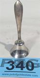Webster Sterling Silver Butler Bell
Darling weighted sterling silver handled bell, possibly a butler bell. Marked "WC weighted sterling", measures: 4.5" tall. Total weight: 1.93 ozt. Tag word: Sterl925