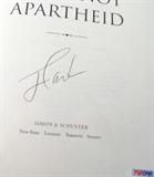 Jimmy Carter Autograph Book PSA / DNA Certified
A hardcover book titled "Palestine , Peace Not Apartheid" hand signed by author Jimmy Carter. Accompanied by a Letter of Authenticity from PSA/DNA Authentication Services. The letter is dated April 18, 2011 with certification # O03047. The PSA/DNA logo watermark is visible when you hold the paper to light.
From the internet: "James Earl "Jimmy" Carter, Jr. (born October 1, 1924) is an American politician who served as the 39th President of the United States (1977–1981) and was the recipient of the 2002 Nobel Peace Prize, the only U.S. President to have received the Prize after leaving office. Before he became President, Carter served as a U.S. Naval officer, was a peanut farmer, served two terms as a Georgia State Senator and one as Governor of Georgia (1971–1975). During Carter's term as President, two new cabinet-level departments were created: the Department of Energy and the Department of Education. He established a national energy po