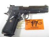 Gun Colt 1911 Gov't Model in 45 ACP Semi Pistol
Colt 1911 Government Model (MK IV/Series 70) in 45 ACP Semi Auto Pistol. Features Wilson Combat sights, Pachmayr rubber grips with Colt logo and front extension, skeleton trigger, and grip safety. The gun is tight and would be a great buy. Condition grades at 80% due to the metal finish has lost its bluing. Used.
Tag Word: Gun
#C3069 Colt 1911 Government Model in 45 ACP Serial Number 39378B70 Semi Auto Pistol Z12
