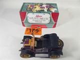 Schuco Studio Wind Up Car 1911 Renault #1230
A vintage metal wind up toy made by Schuco Studio, West Germany. This "Old Timer" 1911 Renault 6CV, #1230, has a purple and yellow body with black rubber wheels. Appears to be in the original box. Wind up key is not included. Measures approximately 7" long.
ZB4623