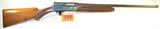 Gun Browning A5 in 16 GA Semi Auto Shotgun-Used
Browning Model A5 in 16 GA Semi Auto Shotgun. Made in Belgium. Features a 28.5" barrel and checkered wood stocks. Condition grades at 85% due to light handling marks on the wood stock and a spot of light surface rust on the receiver. Used.
Tag Word: Gun
#C3130 Browning Model A5 in 16 GA Serial Number H194 Semi Auto Shotgun Z12