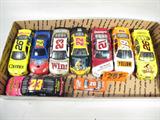 NASCAR Lot of 10 Die Cast Racing Stock Cars
Lot of 10 die cast model / replica 1:24 scale stock cars, including numbers 16, 20, 21, 23, 24, and 26. Some of the make and models are Dodge, Ford Taurus, Chevy Monte Carlo, and Pontiac Grand Prix. Featured sponsors include (but are not limited to) Cheerios, YJ Stinger, Home Depot, and CAT Financial. Cars appear to be in fantastic condition.
ZB4273