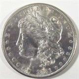 Coin 1881-O Morgan Silver Dollar Unc
A beautiful 1881-O Morgan Silver Dollar graded as Brilliant Uncirculated by the consignor. Nice details. No sales tax on coins, bullion or currency. Z1955