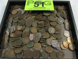 Coin 250 Indian Head Cents
250 Old Indian Head Cents of various Grades and Dates. No Sales Tax on Coins, Currency, or Bullion. #51-83.