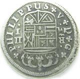 Coin 1719 Spanish 2 Reales
1719 Spanish Silver 2 Reales. Looks very Nice. No Sales Tax on Coins, Currency, or Bullion. #264-20.