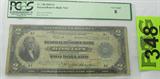 Coin 1918 $2.00 Federal Reserve Bank Note PCGS VG8
1918 $2.00 Boston Federal Reserve Bank Note. Blue Seal. Signed Willet and Morss. Graded by PCGS as Very Good 8. No Sales Tax on Coins, Currency, or Bullion. #348-50.