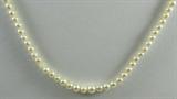Jewelry Graduated Pearl Necklace +14K Gold Clasp
This is the perfect piece for that special occasion you've been looking forward to! Single strand graduated pearl necklace with a 14K white gold hidden hook clasp, marked / signed "14KG". Elegant design, simple & classic. Measures 17.5" long.
ZB989