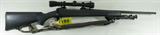 Gun Savage 110 in 243 Bolt Action Rifle-Used
Savage Model 110 in 243 Bolt Action Rifle. Features a black synthetic stock, camo colored sling, bi-pod, and Simmons 3-9x32 scope. Ready for hunting. Condition grades at 95%. Used.