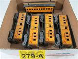 Mixed Lot Marx Toy / Model Train Cars
A great lot for kids from 8 to 80. These vintage railroad cars are ready to add to your current collection. Lot includes:
-4 St Paul & Pacific Baggage Cars
-1 St Paul & Pacific car #3
Items are in used condition and have not been tested for working order.