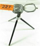 Lietz Co. Survey / Engineering Tool
A vintage surveying / engineering tool made by the A. Lietz Company. The metal compass and level tool is attached to an all metal tripod with expandable / retractable legs. Legs expand to 3 feet in length. The top of the tool reads "Brunton's Patents Sept 1884, Oct 1912, May 1913, and Apr 1914, other patents pending.