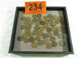 Coin 50 Indian Head Cents XF to AU
50 Indian Head Cents from Various Years. Graded by the consignor as Extremely Fine to About Uncirculated. No Sales Tax on Coins, Currency, or Bullion. #234-36.