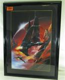 Art Framed Star Trek Poster Signed H. Zimmerman
Hey Trekkies check out this fantastic framed Star Trek poster which is signed by Herman Zimmerman. Measures 43.5" x 32.5".
From the internet: "Herman F. Zimmerman (born 19 April 1935) is an art director and production designer. He is probably best known for his work on Star Trek. Zimmerman began working in the Star Trek franchise when he was hired to work on Star Trek: The Next Generation. Zimmerman also worked on 6 of the Star Trek feature films; The Final Frontier, The Undiscovered Country, Generations, First Contact, Insurrection and Nemesis. Zimmerman was also the art director for Star Trek: Deep Space Nine, for which he received four Emmy nominations. Zimmerman's final work for the Star Trek franchise was the set of Star Trek: Enterprise."