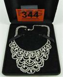 Jewelry Vintage Weiss Rhinestone Necklace Signed
A spectacular rhinestone necklace signed "Weiss". This vintage piece will make the wearer feel like royalty with the breathtaking sparkly rhinestones in a beautiful cascading design. Measures 21" in length.