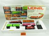 Lionel Coca-Cola Train Set
Whether you are a Coke memorabilia collector or a train lover, this train set is for you! Lionel 027 Coca-Cola Train Set #8473 from years 1974-1975. Five cars include Coca-Cola engine , Spite, Tab and Fanta cars, a Coca-Cola caboose and a 120 volt transformer. Engine and cars measure about 12" long. Working condition is unknown. This set appears to be in excellent condition in the original box, but is missing the set of 10 tracks.
Tag words: Railroad, Train, Coke, Soda ZB2517