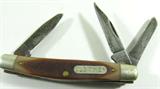 Schrade Old Timer 340T Pocket / Folding Knife
A vintage Schrade pocket knife, model 340T with 3 folding blades. Measures 3.25" long with blades closed. Shows signs of wear from age and use
