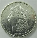 Coin 1890-S Morgan Silver Dollar Choice Prooflike
1890-S Morgan Silver Dollar. 26.73g of 90% Silver. 8,230,373 minted. Scarce Date. Graded by the consignor as Choice Prooflike. No Sales Tax on Coins, Currency, or Bullion. #6-65.