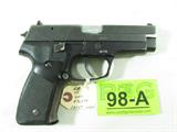 Gun Vintage CZ 99 in 9mm Semi Auto Pistol-Used
Vintage CZ Model 99 in 9 MM Semi Auto Pistol. Features a black finish, checkered grips, and 15 rd magazine. Condition grades at 85% due to wear on the finish. Used.