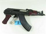 Gun Lancaster NDS-3 in 7.62x39 Semi Pistol-Used
Lancaster Model NDS-3 in 7.62x39 Semi Auto Pistol. Features dark red stocks, high capacity magazine, adjustable rear sight, pistol grip, and single point sling swivel. Condition grades at 95%. Used.