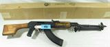 Gun CAI AES 10B in 7.62x39 Semi Auto Rifle-New
CAI Model AES 10B in 7.62x39 Semi Auto Rifle (Romanian RPK). Features one 30 round magazine, bipod, and light colored wood stocks. These are great heavy duty rifles and made in Romania. The dimensions are as follows. Barrel: 21 1/4”, Overall: 40”, Weight: 10.75 lbs. New in box.