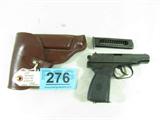 CAI Makarov In 9x18 Mak Semi Auto Pistol-Used
CAI Model Makarov In 9x18 Mak Semi Auto Pistol. Manufacturer in Germany. Matching Serial Numbers. Features a blue finish, 3" barrel, spare magazine, and brown leather holster. Pistol & Holster are in very good condition. Used.