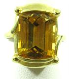 Jewelry 14kt Yellow Gold & Citrine Ring
You just missed the November birthstone but this ring would make a great Christmas present! A 14kt yellow gold ring with a large emerald cut citrine setting. Size 7.25.
Total weight: 3.8 dwt.