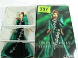 Lot#: 307
Description: Bob Mackie Emerald Embers Barbie Doll MIB
Gorgeous 1996 Emerald Embers Barbie from the Jewel Essence Collection by Bob Mackie. Barbie is wearing a stunning emerald green gown adorned with beautiful Swarovski crystals, completed with clear rhinestones. Doll is in mint condition and box shows little wear, also includes shoes and a display stand. Made by Mattel
Internet states "Robert Gordon "Bob" Mackie (born March 24,1940) is an American fashion designer".
Tag word: Barbies, toy, doll
Z63 KB
http://azfirearms.auctionflex.com/showlots.ap?co=10355&weid=31649&weiid=0&keyword=barbie&lso=pricedesc&pagenum=1&lang=En