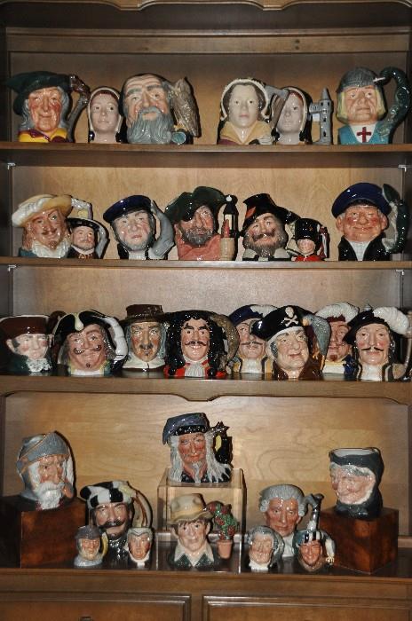 Amazing Collection of Royal Doulton Toby Jugs