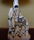   German Ceramic Lamp 1930s                                          Mint Condition