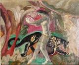 Helen West Heller   “Black Leopard” 
Oil on Board    WPA  1935
 18 ½ x 22          $4,500
