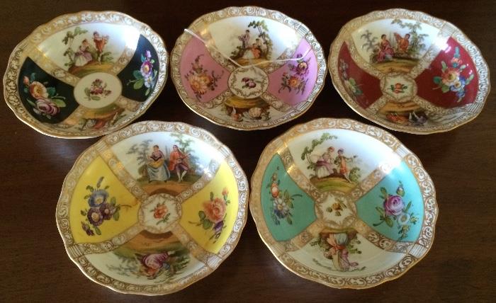 Hand Painted Meissen Bowls 