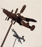 Metal Airplane Model/Sculpture
