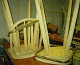 New bar stools need assembly and paint