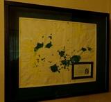 Original painting by an monkey with certificate