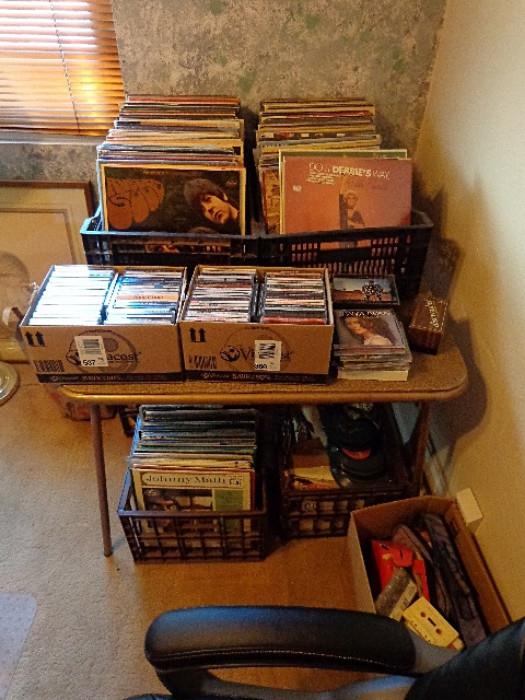 Lots of vintage LP records!!