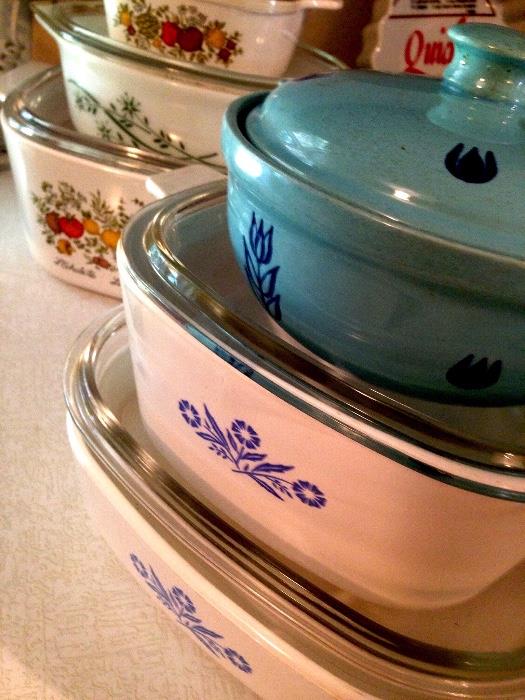 and Pyrex Bowls...With Their Lids!...