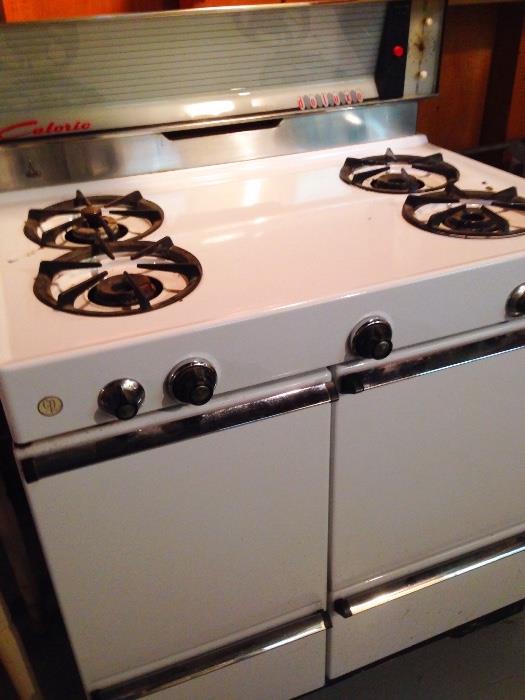 and...TaDa...This Amazing Vintage Caloric Deluxe Gas Stove...The Family Said...It's Works!...