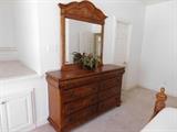 Matching dresser and mirror